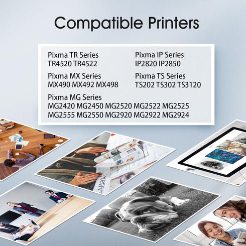 PG-243 Remanufactured Ink Cartridges Black for Canon 243XL, Compatible with Pixma MG2522 MG2500