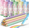 Weekgrat 10 Sets Easter Basket Stuffers, 4.7" Macaron Pastel Mini Colored Pencils, Soften