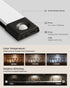 Closet 30 Dimmable, 3 Counter Wardrobe(3 Pack, EZVALO Under Cabinet Lighting, Wireless Lights, LED Rechargeable Motion