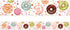 Donut Bulletin Board Border 36ft Straight Classroom Family Party Decoration 1 Roll by Fancy Land