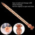 Outus Pineapple Pens, Metal Ballpoint Rose Gold Pens for Graduate Back to School Gifts, 1.0 mm (8 Pieces)