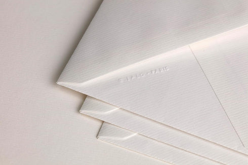 Lalo 21400L - Gummed Lined Envelopes C6, Pack of 25, Vergé De France, White