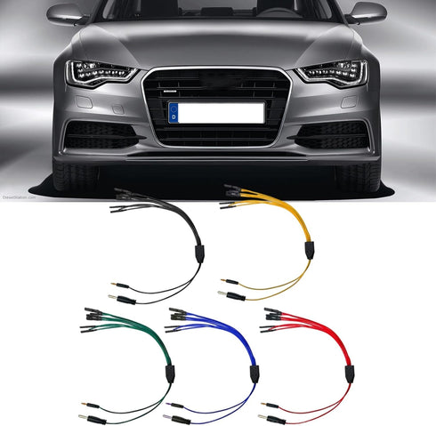 Ldbuejiaja 8 Automotive Jumper Cable Wiring Harness Suitable for Multimeter Oscilloscope Signals Testing Channel