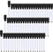 Magnetic Dry Erase Markers Whiteboard Erase Marker with Erasers Cap for School and Office, Black (60 Pieces)
