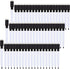 Magnetic Dry Erase Markers Whiteboard Erase Marker with Erasers Cap for School and Office, Black (60 Pieces)