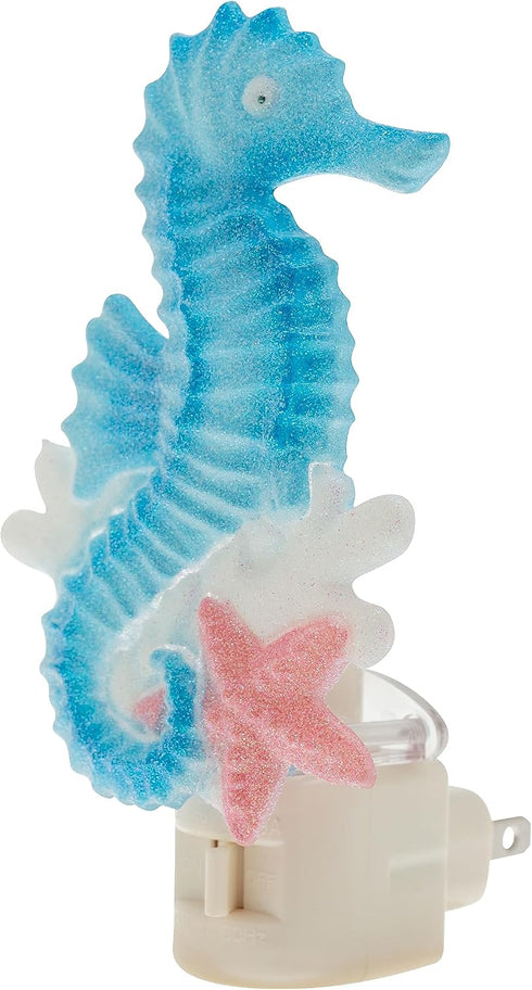 5W C7 Creative Hobbies Coastal Seahorse Night Light - Includes and Rotational Socket with On/Off Switch