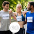 Tweruna 24 PCS Clear Bib Snaps for Runners, Race Number Buckle Fixing System, Triathlon Race Bib Holder, Reusable