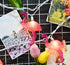 GOOTHY 8.5Ft Pink Flamingo String Lights - 10 Mini Lights, Plug in Decorative Fairy Lights for Party Decor