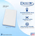 Bright White Blank 5x8 Paper - Premium Feel 70lb Text - 100 Pack by Desktop Publishing Supplies