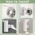 12'' 23W 3000K IP65 2 Pack Outdoor Wall Lights, Up and Down LED Cylinder Exterior Lighting Fixtures, Waterproof Wall