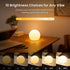 3-inch 2 Pack LOFTEK LED Ball Light, Rechargeable Globe Lights, Color-Changing Ball Lamp with Remote, Waterproof Orb