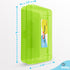 Enday Green Pencil Box, Plastic Pencil Case, Multipurpose Storage Utility Box Organizer with Snap Closure for Home and