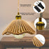 FEYAIM E26/E27 16.7ft Bulb) Plug in Pendant Light, Socket Hanging Lights, Hand Woven Hemp Rope Shade Cable with Switch