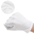 10 Pairs Archival Photo Gloves, White Work Gloves for Handling Art and Photography