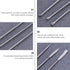 Hemobllo Stainless Steel Micro Lab Sampling Scoop Set - 6PCS Micro Medicine Spoons for Laboratory