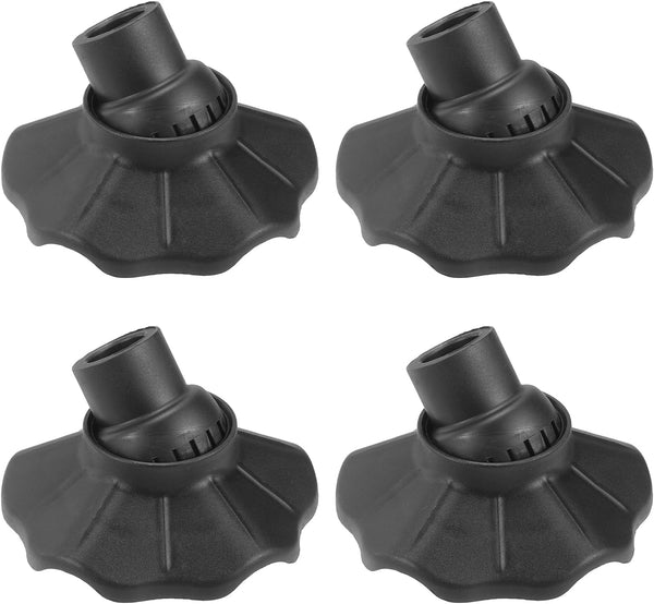 uxcell 4Pcs Camping Chair Feet, Plastic Furniture Leg Cover for 0.59 Inch