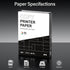 8.5 11, 20lb, 3 (1500 95 M&G Multipurpose Copy Printer Paper, x Ream Sheets), Bright, White