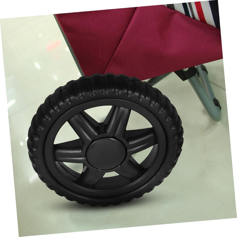 2pcs Set Replacement Rubber Wheels for Shopping Carts