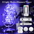 Smacen 2 Pack 32.8 100 8 Ft Led Black Light Fairy Lights, UV fairy Lights Battery Operated with Remote & Timer, Modes