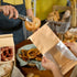 100PCS 5.1 4.13 11 Inch Packaging Bread Bags for Homemade Sourdough Bakery Cookie Kraft Paper Bag x x Tin Tie Tab Lock