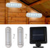 Solar Powered Shed Light Rechargeable Split with On Off Switch Indoor Solar Lights for Sheds Inside Solar Powered