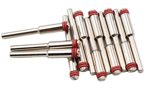 12 Pcs Cut-Off Wheel Holder Screw Mandrel, 1/8 Shank, Compatible with Most Rotary Tool Accessories