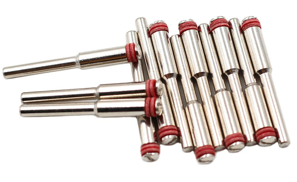 12 Pcs Cut-Off Wheel Holder Screw Mandrel, 1/8 Shank, Compatible with Most Rotary Tool Accessories