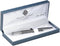 Pen with Celtic Trinity Knot Etched Design in Black and Silver