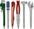 Maydahui 6 PCS Tool Ballpoint Pens - Black Ink Hardware Shape Pen Design for Boys, Worker Craftsman, Pipe Wrench, Pincer