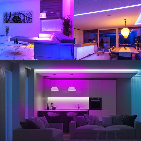 Color Changing Light Bulb with Remote, RGB 9W A19, 6500K White E27/E26, 16 Color Choices, Dimmable (4 Pack)