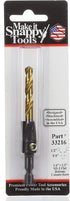 Make it Snappy Tools 1/4 Inch x 1/2 Inch 3-Flute Flat Bottom Counterbore with TiN coated twist drill #33216 by Make it Snappy