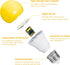 Yellow LED Bug Light Bulbs, A19 Outdoor 60W Equivalent, 9W Yellow Amber Bug Lights, E26 Base, Non-Dimmable, 4 Pack