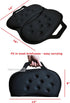 Tailbone, (TD-GS1205-BLK) Tektrum Portable Foldable Cool Gel Orthopedic Seat Cushion with Handle for Travel, Airplane
