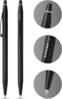 Cross Click Slim Refillable Gel Ink Rollerball Pen, Medium Rollerball, Includes Premium Gift Box - Black