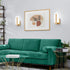 JERANDO 8W 6000K Modern LED Wall Sconces, Indoor Acrylic Wall Mounted Lighting Fixture, Cool White Hardwired LED Wall