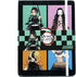 Demon Slayer Hardcover Notebook | Surreal Entertainment Sketchbook Journal, Lined Paper Notepad, Travel Diary | Anime