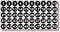 iSYFIX Black Consecutive Number Stickers, 1 to 50, 1-inch, Vinyl Self Adhesive Decal for Organizing, Storage,