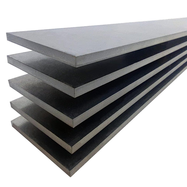 5 Pack 12"x1.5"x0.12" 1095 Steel Flat Stock – High Carbon Steel for Knife Making – Annealed, Professional & Hobbyist Use