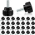 Hotop Threaded Knurled Thumbscrew Monitor Mount Screws on Knobs Monitor Screws Carbon Steel