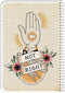 BookFactory NotRight (Left-Handed) Notebook, 120 Pages, 6" x 9", Wire-O (NotRightHand)