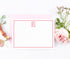 Designing Moments Monogrammed Set 10 1 (23-57)) Monogram Stationery, Personalized Note Cards, Flat Cards, Thank You