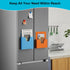 MFTEK Magnetic File Holder - 6 Pockets Paper Holder, Hanging File Organizer Magazine Rack for Office Supplies Storage