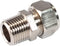 Maxline M8002 Straight Fitting with 1/2-Inch Male NPT Thread for 1/2-Inch Tubing