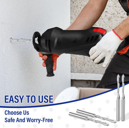 10 3/16 M2 Tondiamo Pcs Drywall Router Bits Drywall Rotor Tips High Speed Steel Cutting Bit Downward Router Cutout