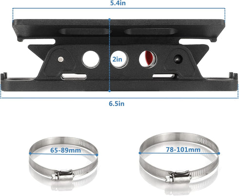 Quick Release Fire Extinguisher Holder Mount Bracket - High Density Nylon Roll Bar Mount Bottle Holder Adjustable with