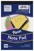 Pacon Note Pad, 4" x 6", Fluorescent Colors, 100 Sheets