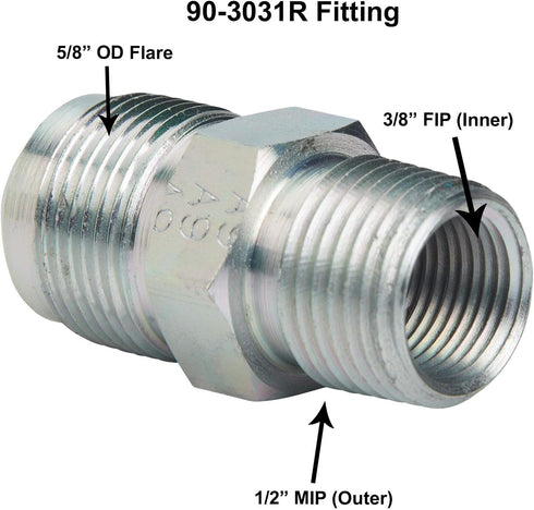 Dormont Safety-Shield SmartSense Gas Appliance Connector, 5/8 Inch Outer Diameter, 48 Inches