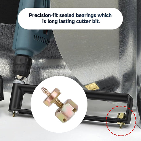 HC1B Pivot Pin Set for Malco HC1 and HC2 Cutters, Compatible with Grainger 1ELG5 and 1ELH8 Metal Hole Cutters