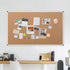 VIZ-PRO Foldable Cork Bulletin Board - 36 X 24 Inches with Silver Aluminium Frame