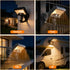3 360 Magnetic Solar Motion Sensor Outdoor Lights, Installation Methods, Dual Solar/USB Charging, Wide-Angle Rotatable